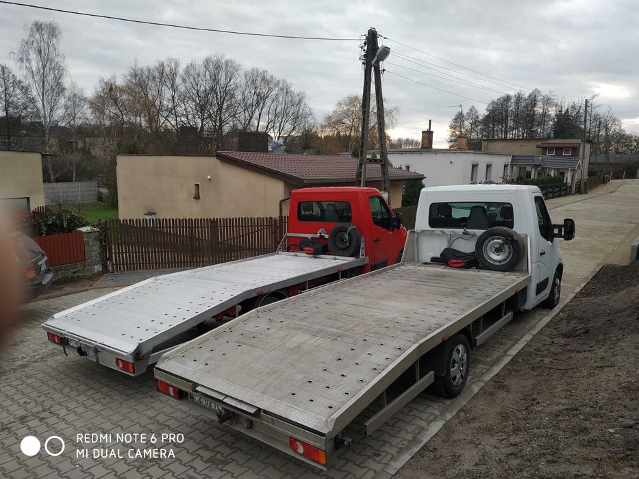 Wynajem Autolawet Holowanie Ład. 1710 kg Bez limitu km Usługi Transpor