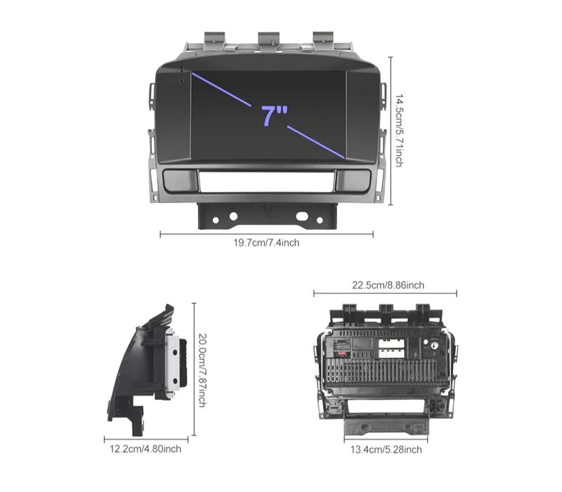 RÁDIO GPS ANDROID 13 OPEL ASTRA J 09-12