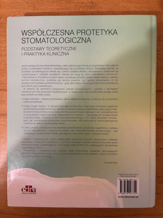 Majewski S.: Współczesna protetyka stomatologiczna