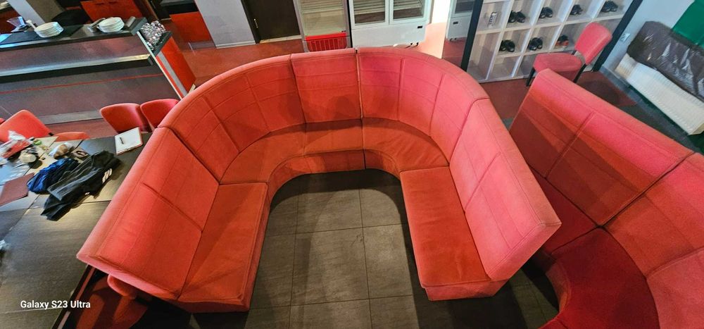 Kanapa barowa w kształcie U w 3 rozmiarach