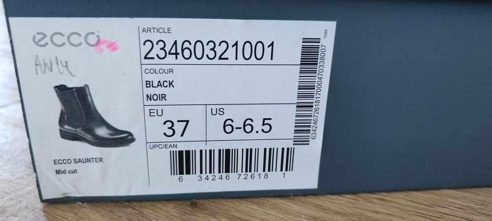 Buty damskie ECCO Saunter 37 _  Skóra Naturalna!
