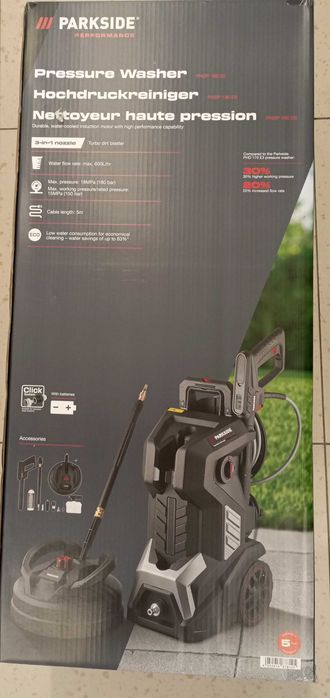 NOWA myjka wysokociśnieniowa 3000W PARKSIDE PERFORMANCE PHDP 180 D3