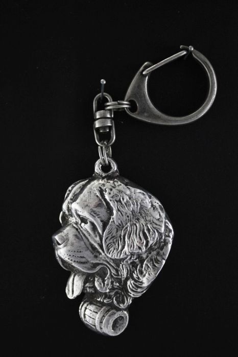 Bernardyn brelok posrebrzany Art-Dog