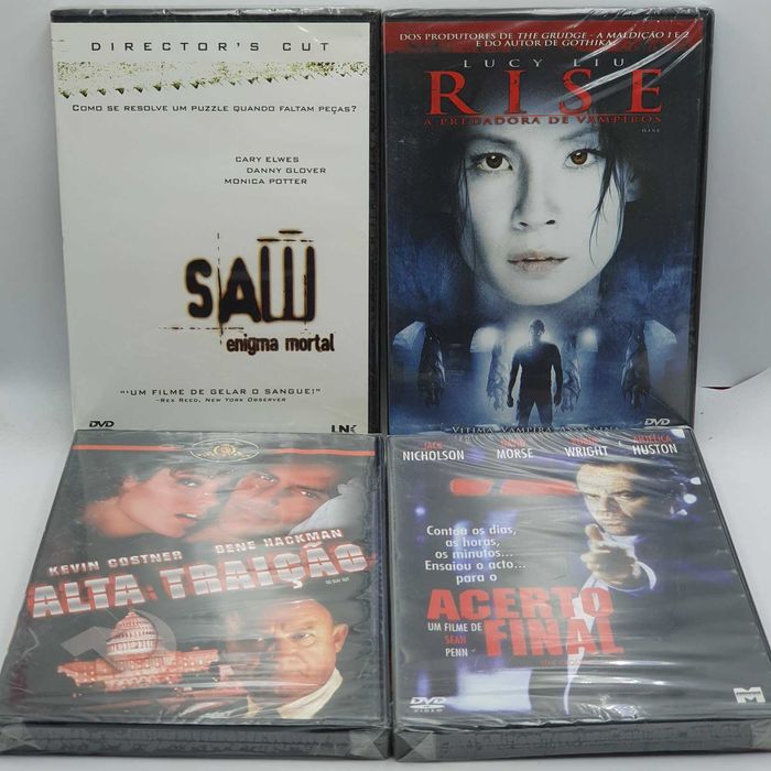 Lote 1/3 - Pack de 18 Filmes Novos e Selados em DVD - Ref.VI