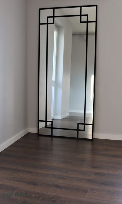 Lustro Loft ORO 190x80! Alu! W czarnej ramie! NOWE! - Wysyłka