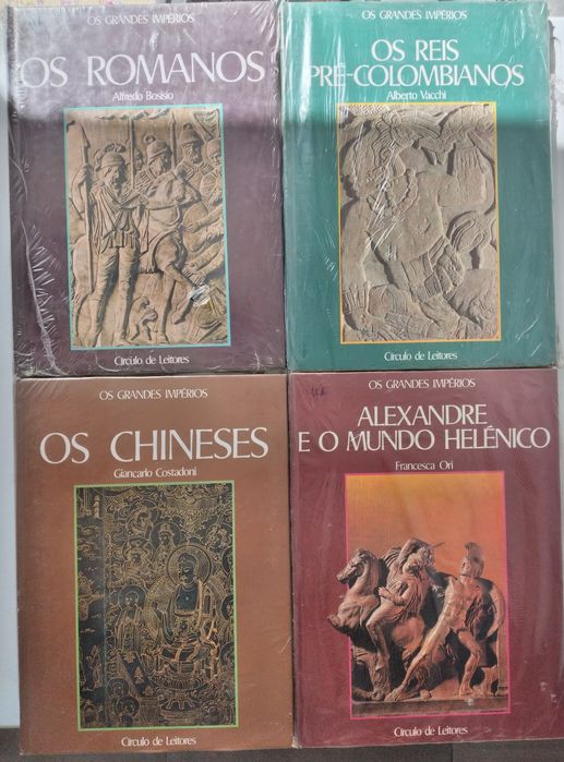 Grandes Impérios - 4 livros novos na película original cada