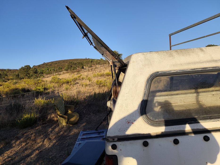 Hardtopcobertura Hardtop Nissan d21 d22 d23 king cab fibra de vidro com janelas