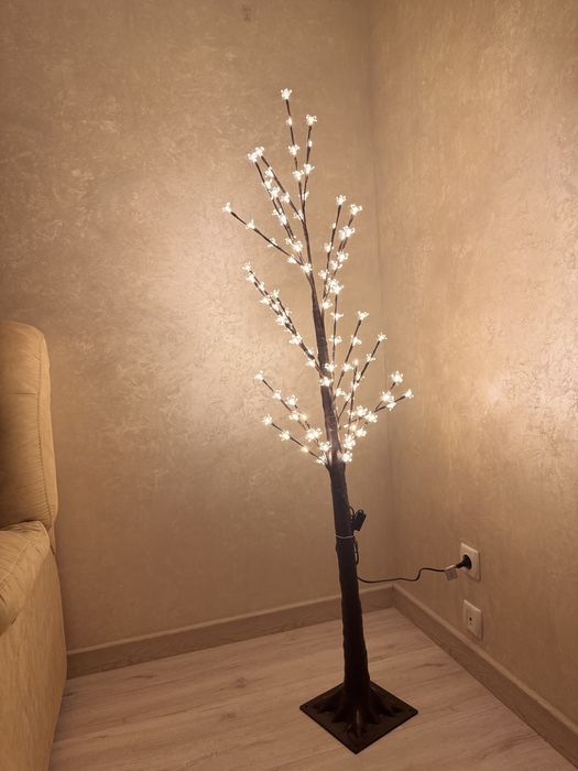 Світлодіодне дерево дерево гірлянда 150 см дерево сакура нічник