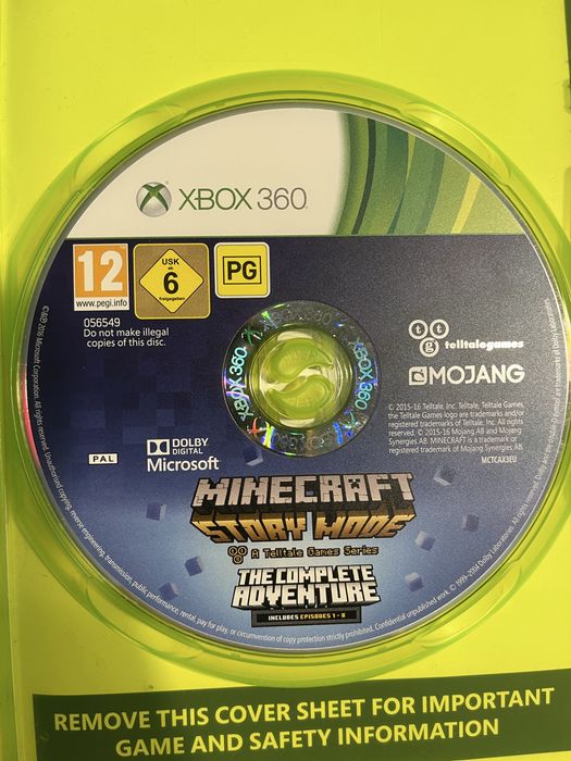 Minecraft Story mode - the complete adventure - xbox360