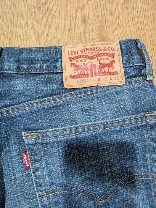 Levi’s 505 calças jeans Azuis W32 L32