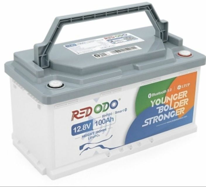 Акумулятор Redodo 12.8V 100Ah Lifepo4 Bluetooth Smart-версія