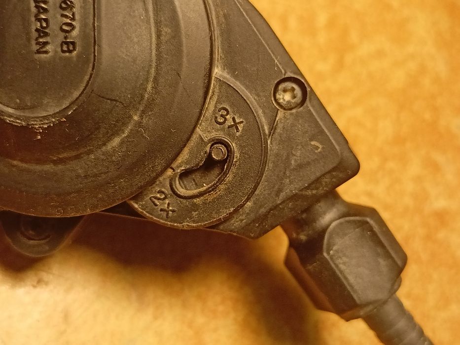 Manetka rowerowa Shimano SLX przednia 2-3rz