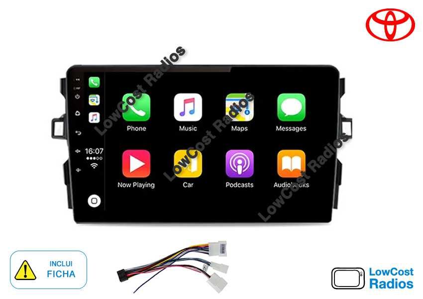 Auto Rádio 9' TOYOTA AURIS E150 ANDROID 15 (2006 a 2012) | GPS BT WIFI