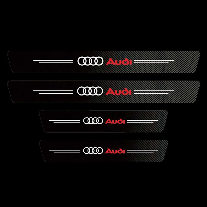 Карбоновые наклейки на пороги Vw,Skoda,Renault,BMW,Audi, другие модели