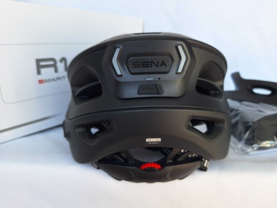 Kask rowerowy Sena Smart Cycling Helmet R1 Evo Black M 55-59 Interkom