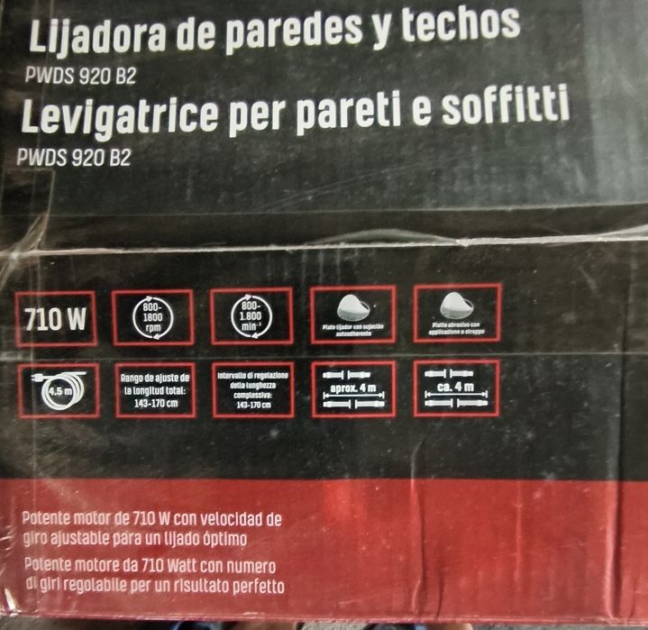 Lixadora para Pladur nova , tectos e paredes "girafa".