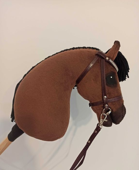 Konik Hobby Horse A4 ręcznie szyty z minky, dostępny od ręki