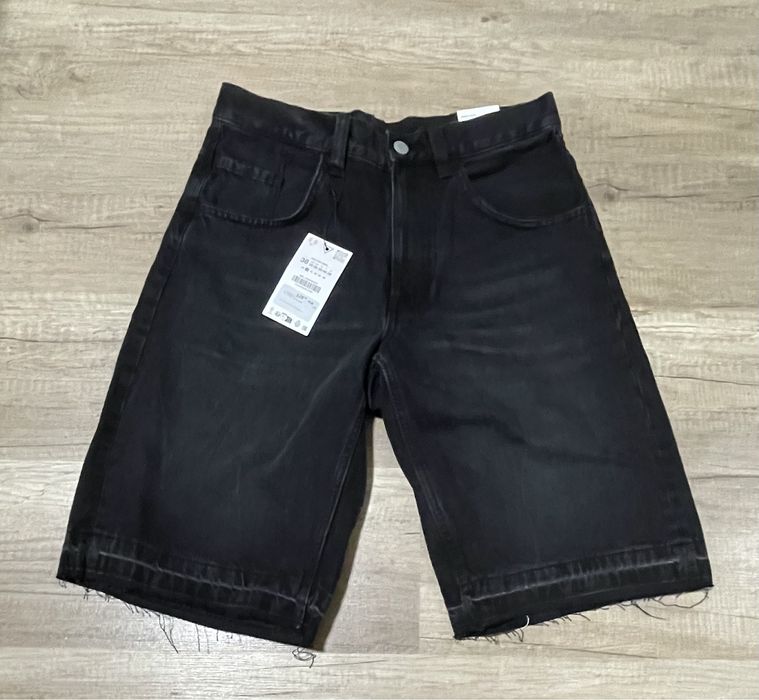 Джинсовые шорты Zara flared shorts