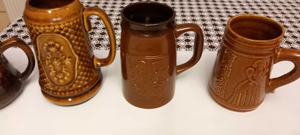 Ceramiczne kufle kufel Mirostowice kufel Bochnia kufel Bolesławiec