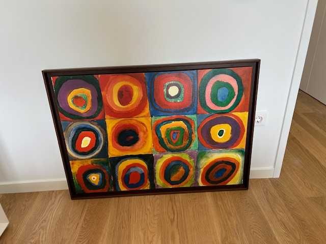 Quadro moderno em estado impecável