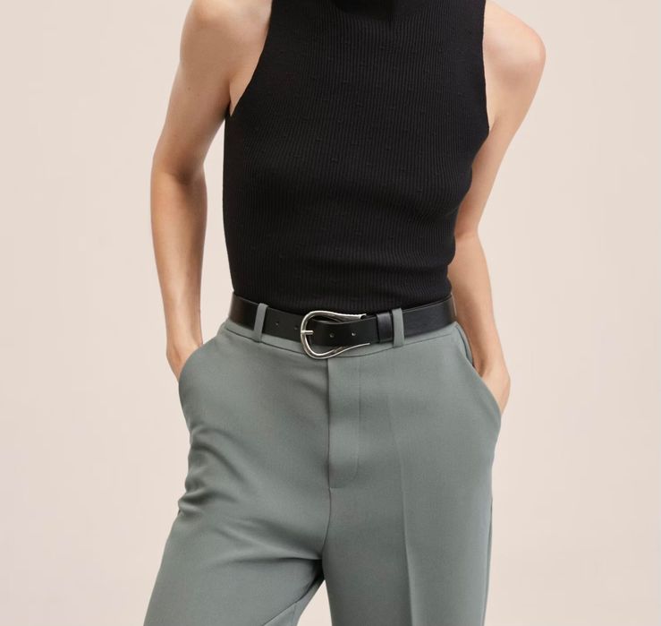 Штани з високою посадкою (брюки) Mango