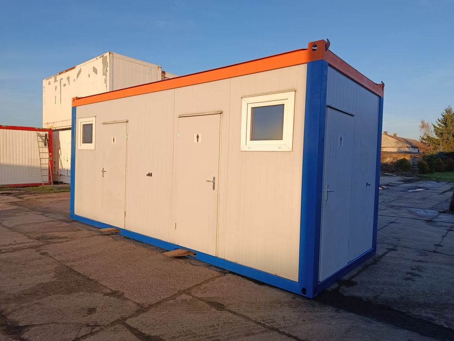 Kontener sanitarny WC Containex damsko męski 6m toaleta transport