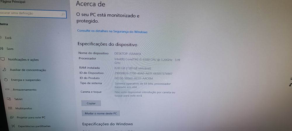 Computador HP Prodesk 600 G2