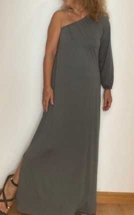 Vestido uma manga e comprido M
