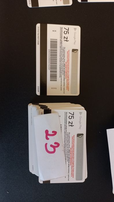 Garty google kolekcjonerskie różne wartosci  całość