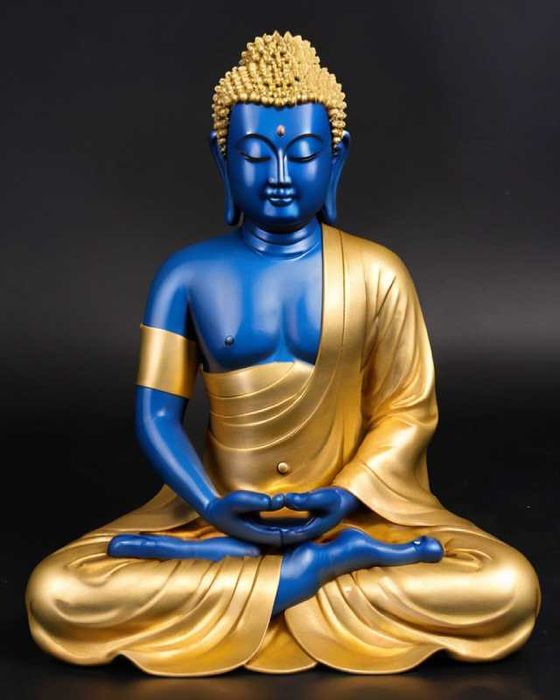 Figurka Budda posążek medytacja kamień rzeźba kamienna unikat inna