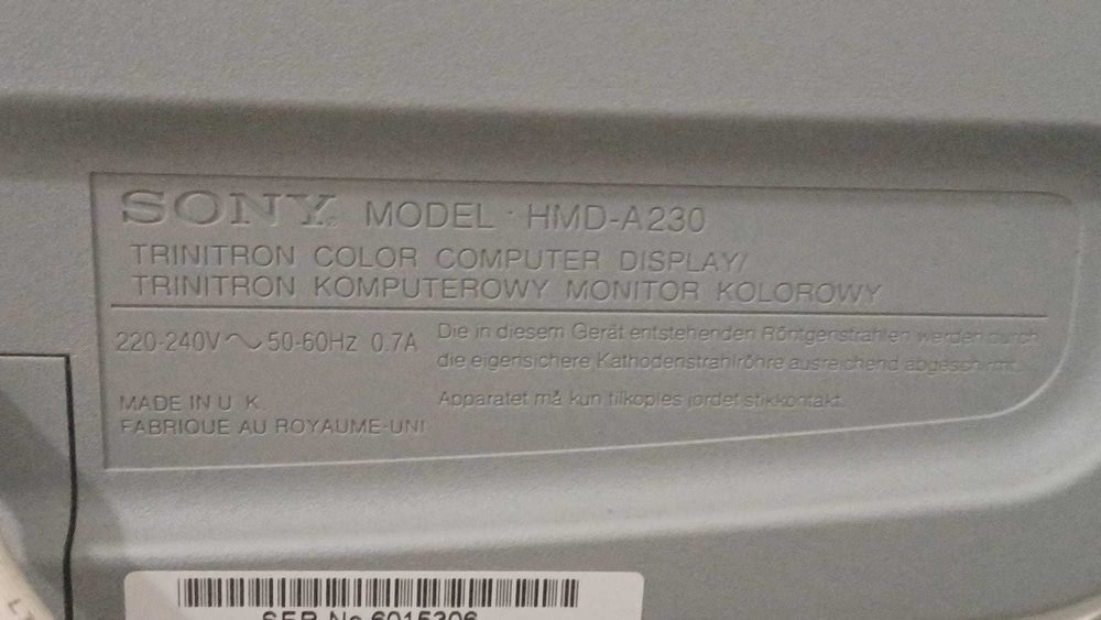 Monitor Sony Trinitron