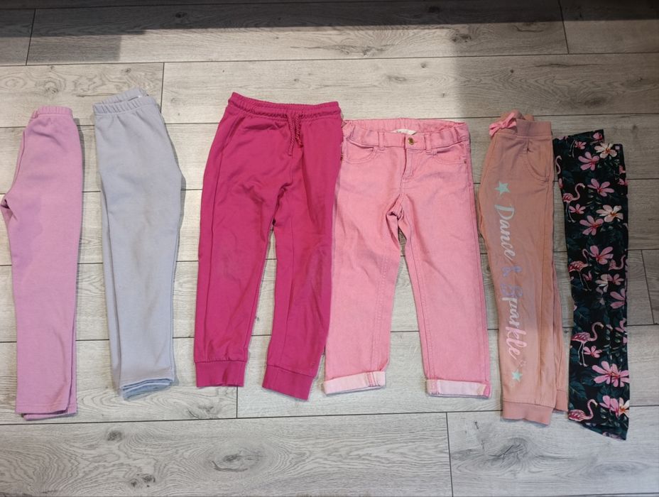 Paka spodnie roz 116/122
