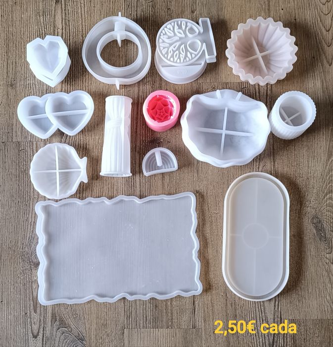Moldes silicone usados