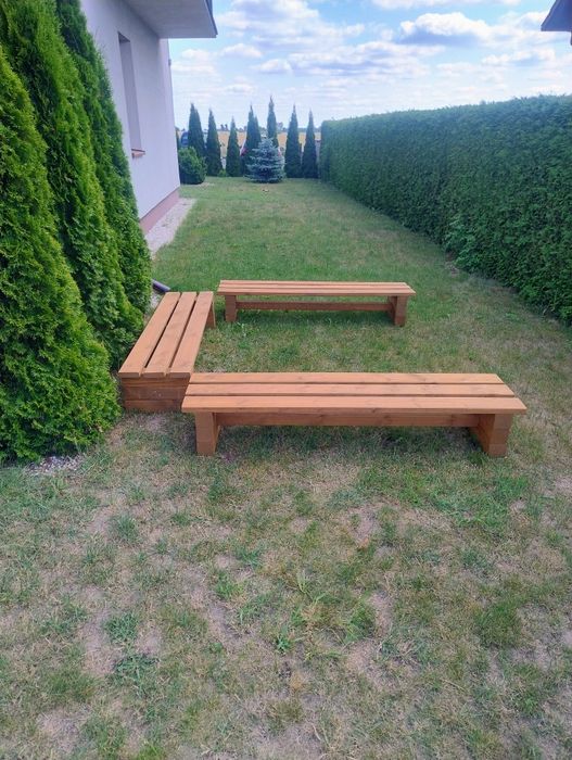 Ławka Ogniskowa 40cm x 170cm  MALOWANA