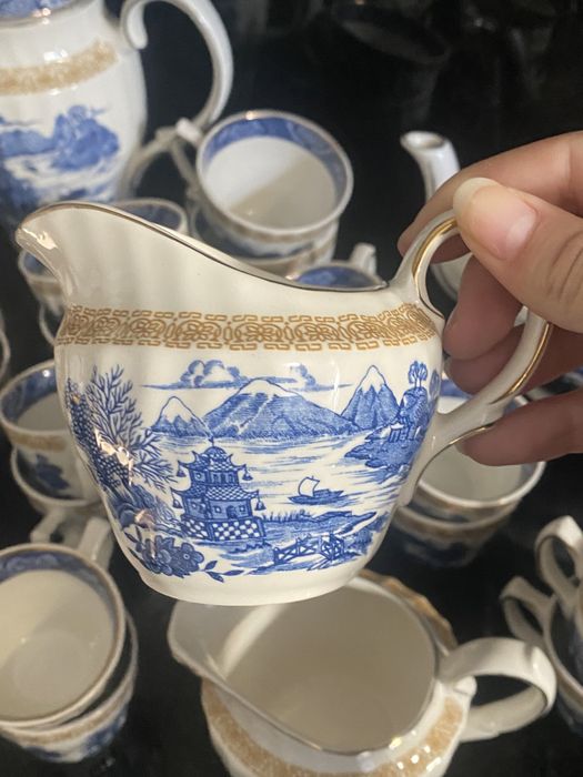 Serviço chá e café inglês 52 peças - Royal Tudor England