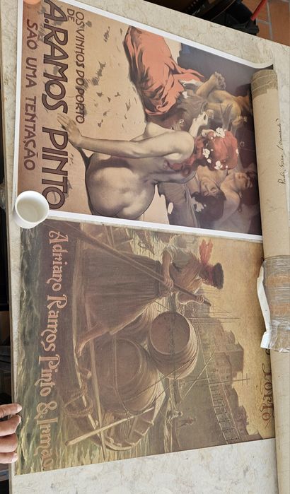 Cartazes publicitários antigos vinho Porto -últimos disponíveis!