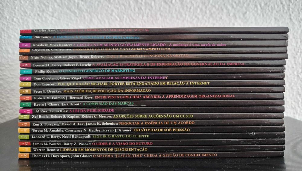 Colecção Gurus do século XXI, Lote de 20 Livros sobre gestão e liderança