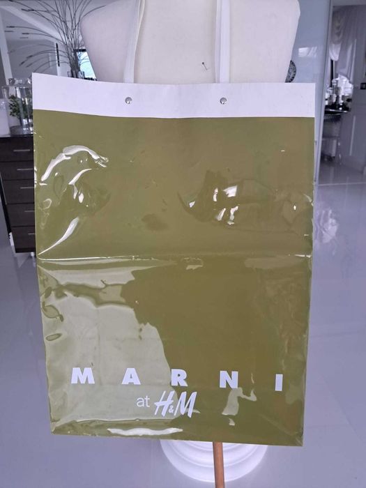 Marni  H&M shoperka  plażowa torba  duża