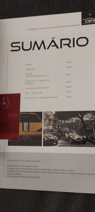 Clube Ferrari N.1 e Automóveis Clássicos N.0