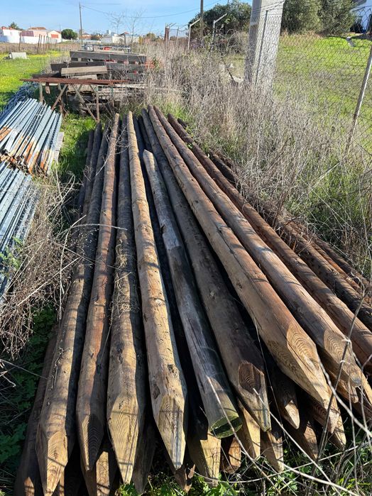 Postes tratados para vinha