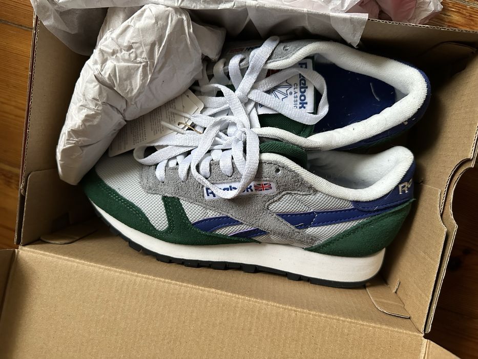 Reebok Classic Leather zielone 37.5 nowe