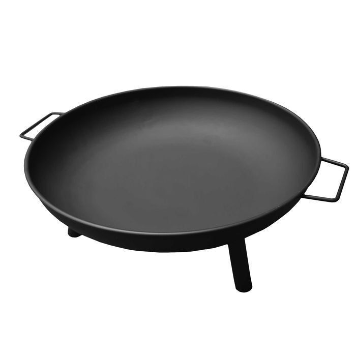 Palenisko OGRODOWE 60 cm pod grill kociołek ognisko stalowe czarne