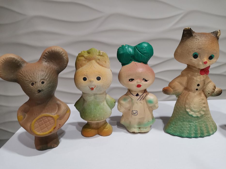 Резиновые игрушки времен СССР