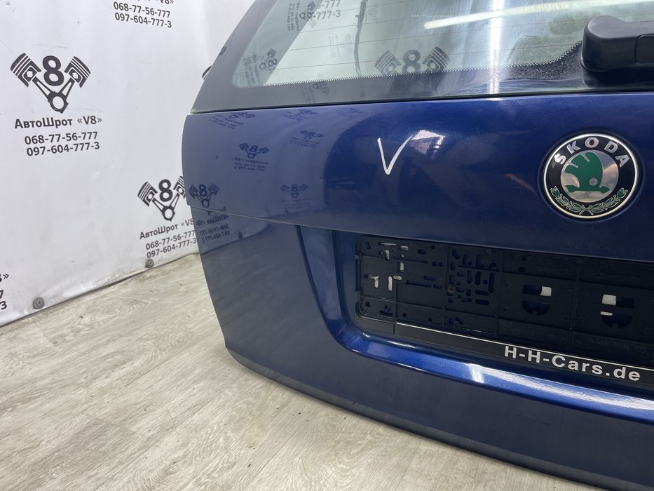 Кришка багажника Skoda Octavia A5 ляда шкода октавія а5 синя