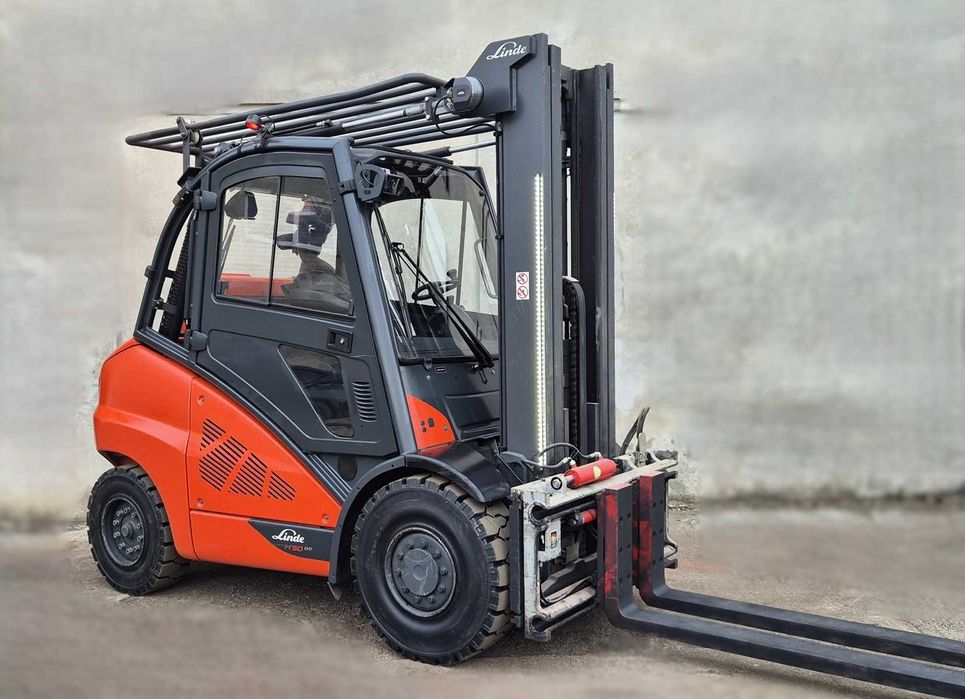 Linde H50 • 2020r • maszt TRIPLEX z wolnym skokiem • kabina z ogrzewaniem • doskonały wózek widłowy, możliwy leasing, zobacz FILM