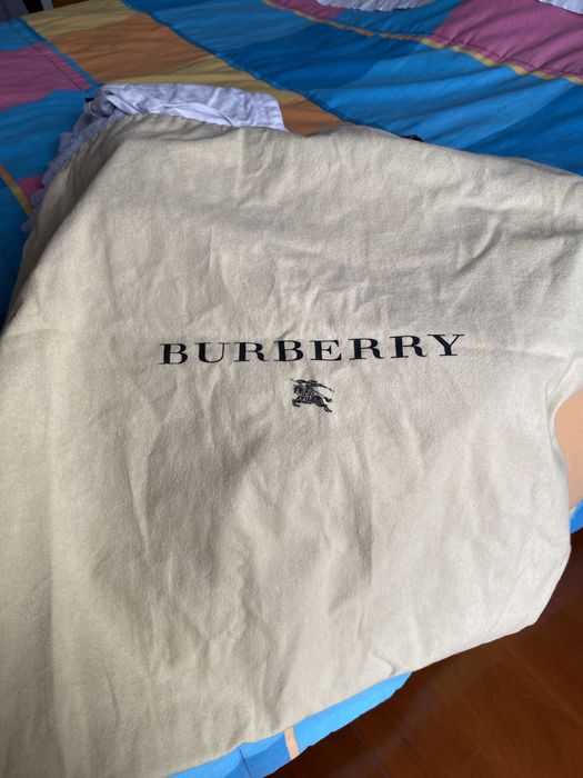 Burberry Ruffled Lowry Tote - Pleated Leather - Dark Mauve/Brown