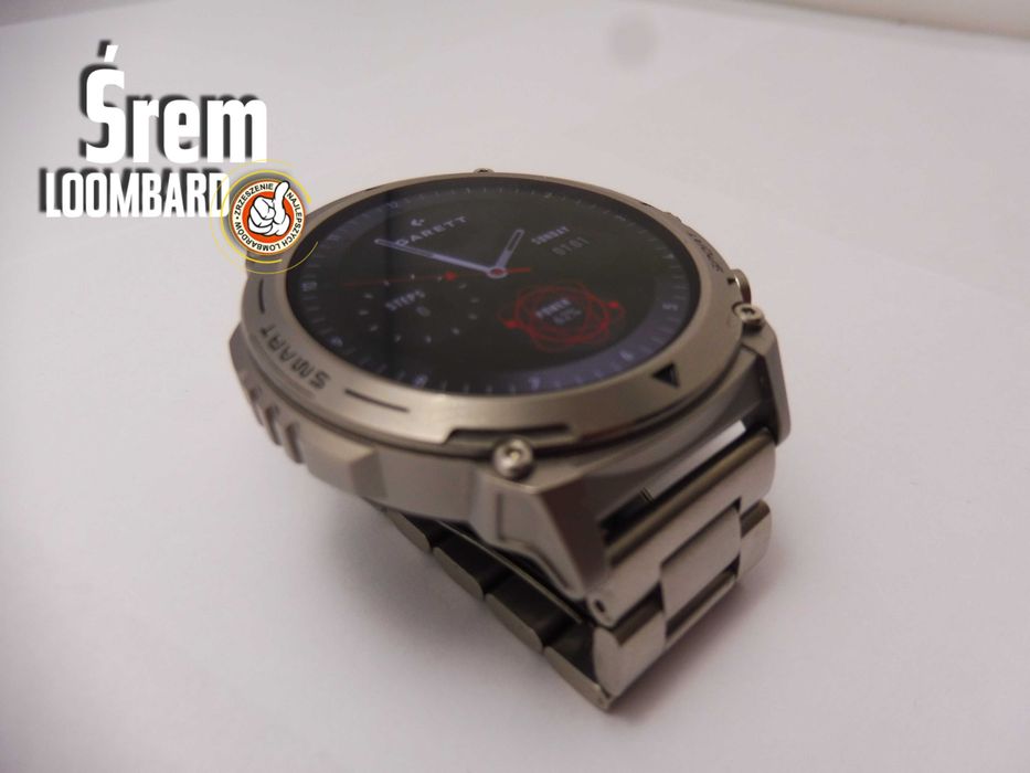 Smartwatch GARETT ATOM V009145  / Ładowarka / Stan DB!