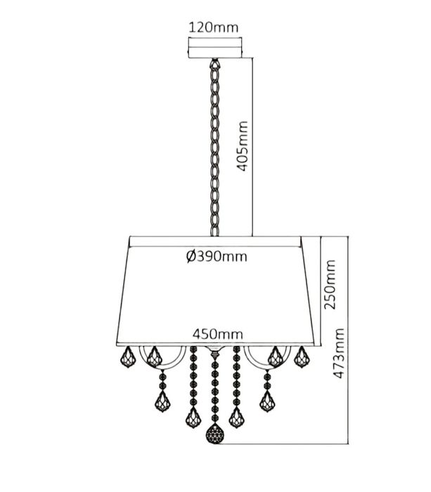 Lampa Wisząca Light Prestige Mona