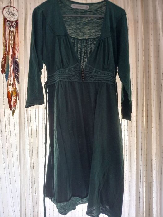 Vestido verde Zara Collettion T: M