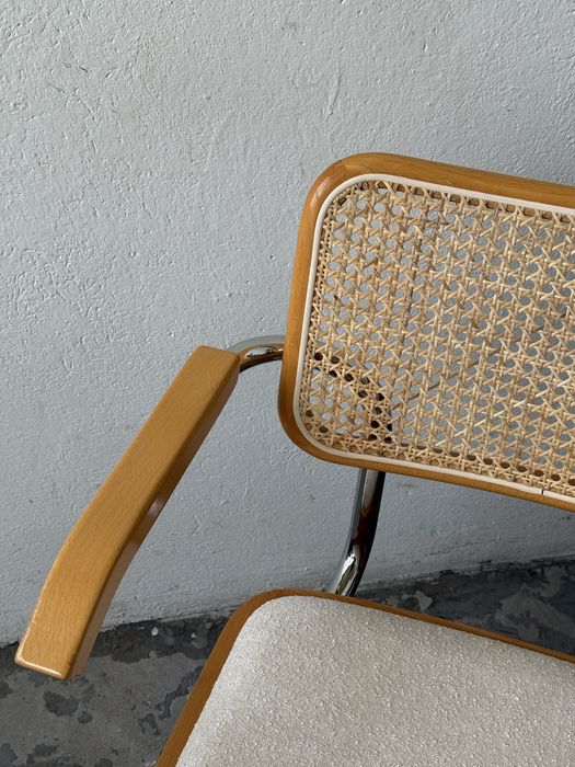 Krzesła fotele bauhaus rattan breuer stam vintage